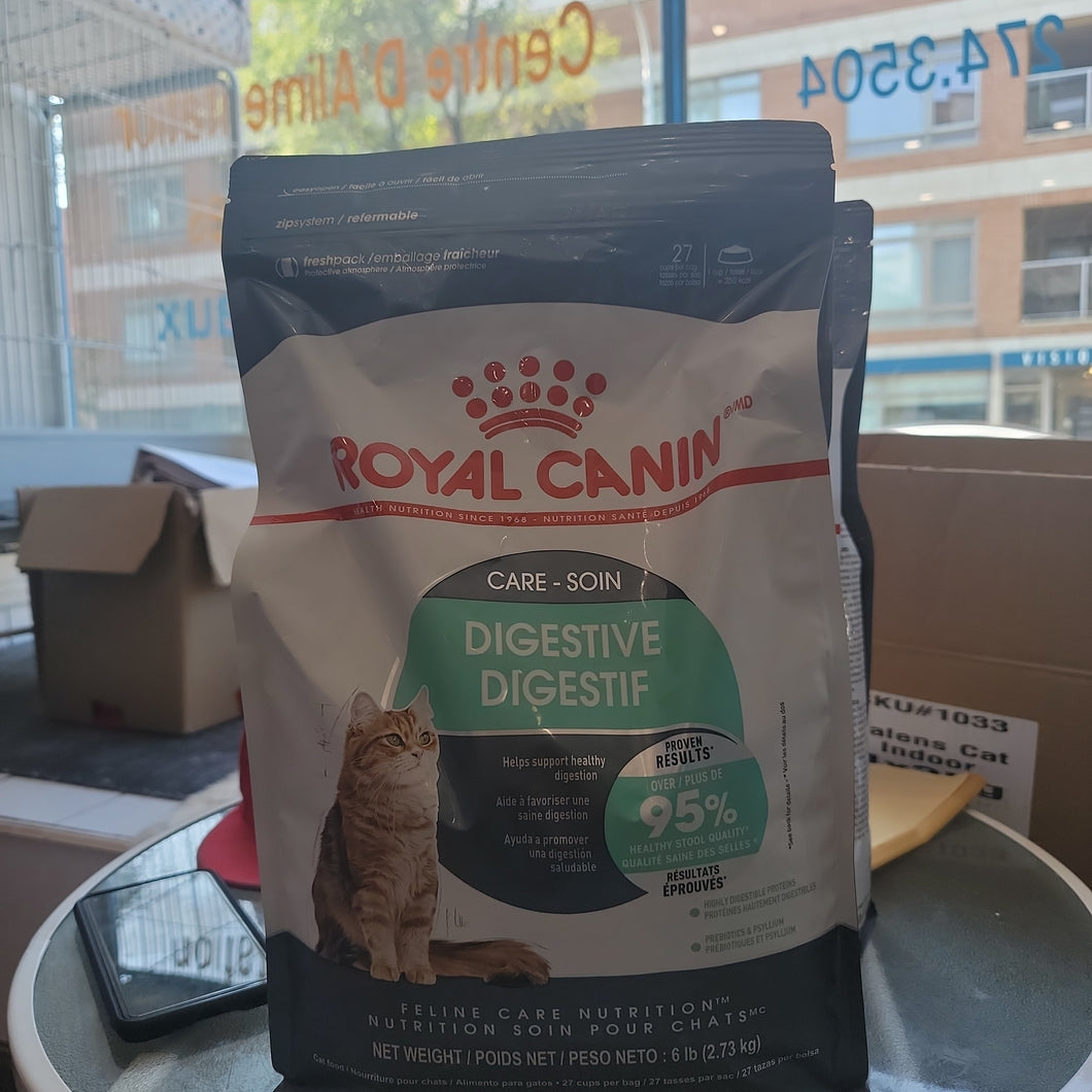Nourriture pour chat Formule soin digestif pour chats adultes