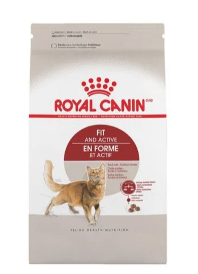 Nourriture pour chats adultes en forme et actif
