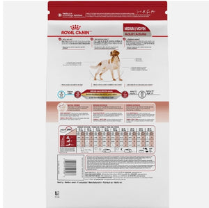 royal canin moyen pour chiens adultes de taille moynne ,de 10 -24 kg /poids net 2.73kg/6lb